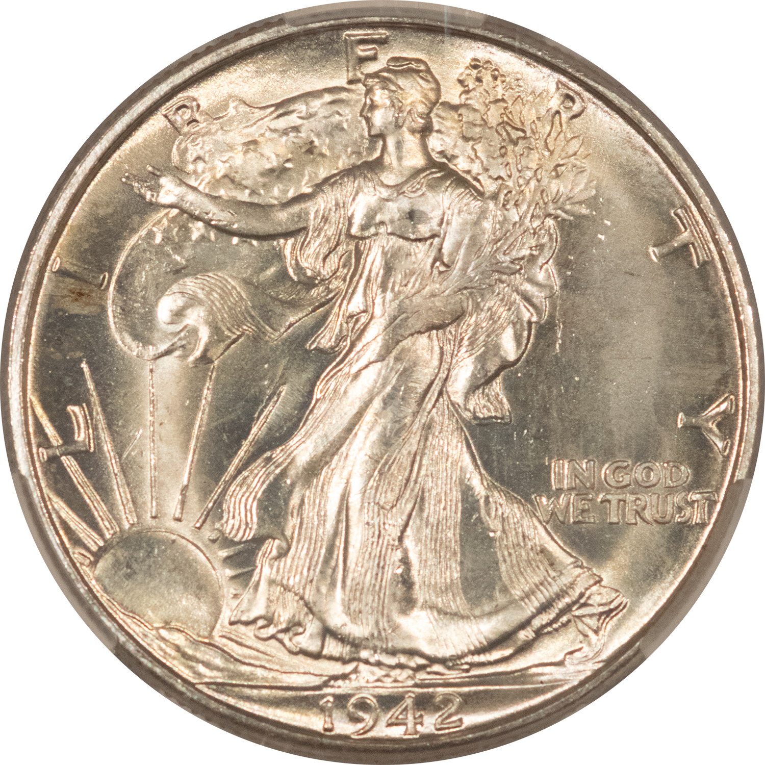 CAC Approved Coins 1942-D WALKING LIBERTY HALF DOLLAR – CACG MS-63, CAC APPROVED! CAC Approved Coins 1942-D WALKING LIBERTY HALF DOLLAR – CACG MS-63, CAC APPROVED!