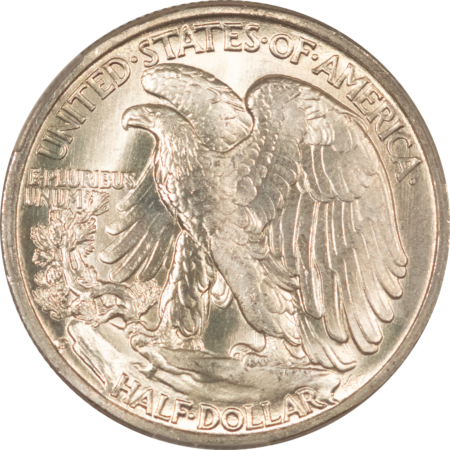 Half Dollars 1942-D WALKING LIBERTY HALF DOLLAR – CACG MS-64, CAC APPROVED!