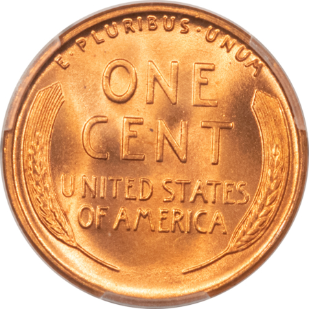 Lincoln Cents (Wheat) 1944-D LINCOLN CENT – PCGS MS-67 RD BLAZING RED & SUPERB!