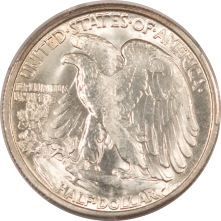 Half Dollars 1944-S WALKING LIBERTY HALF DOLLAR – PCGS MS-63, BLAZING WHITE!