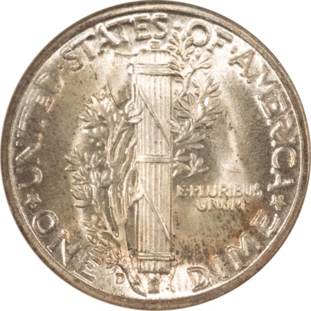 Dimes 1945-D MERCURY DIME – NGC MS-65 FB, 67 QUALITY! EMBOSSED FATTIE HOLDER, PQ!