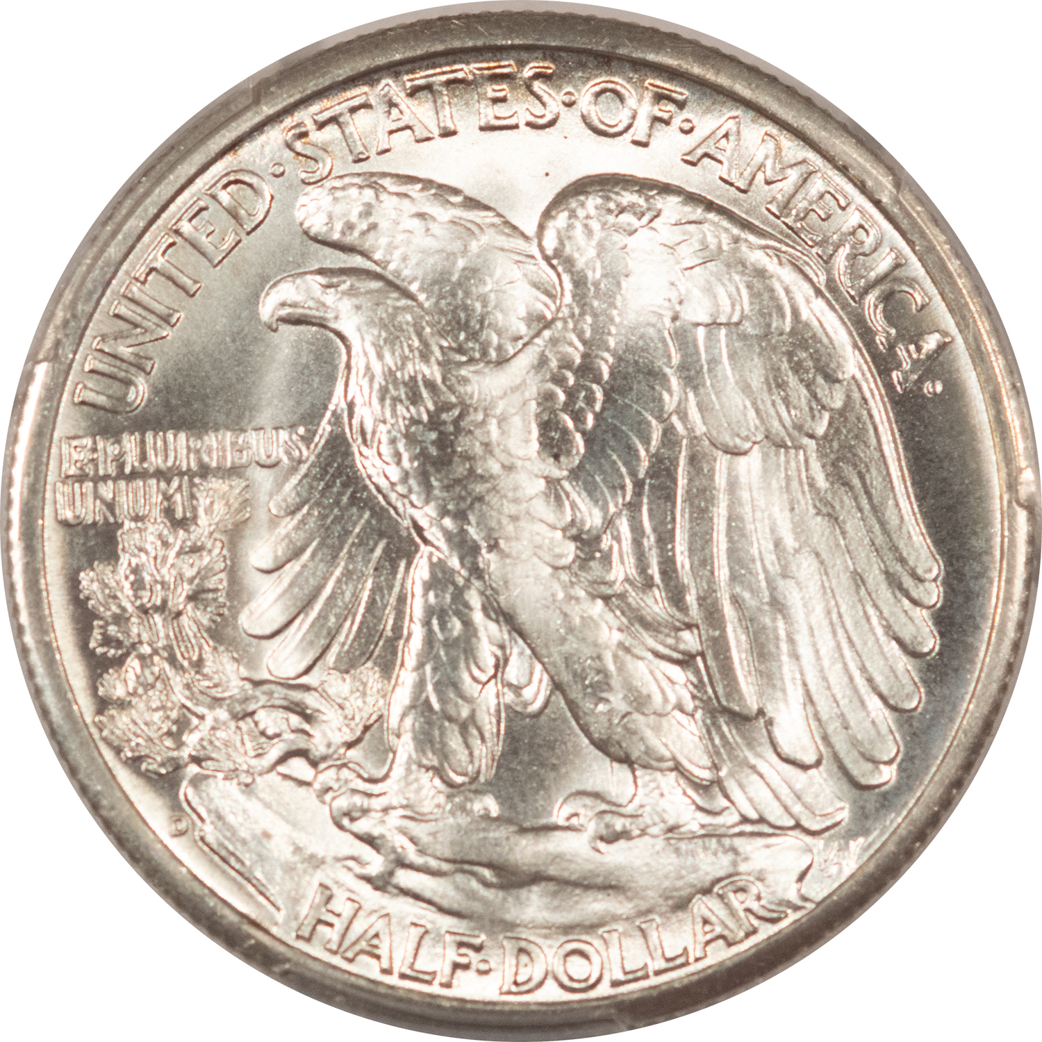 Half Dollars 1945-D WALKING LIBERTY HALF DOLLAR – PCGS MS-66, PRISTINE WHITE GEM! Half Dollars 1945-D WALKING LIBERTY HALF DOLLAR – PCGS MS-66, PRISTINE WHITE GEM!
