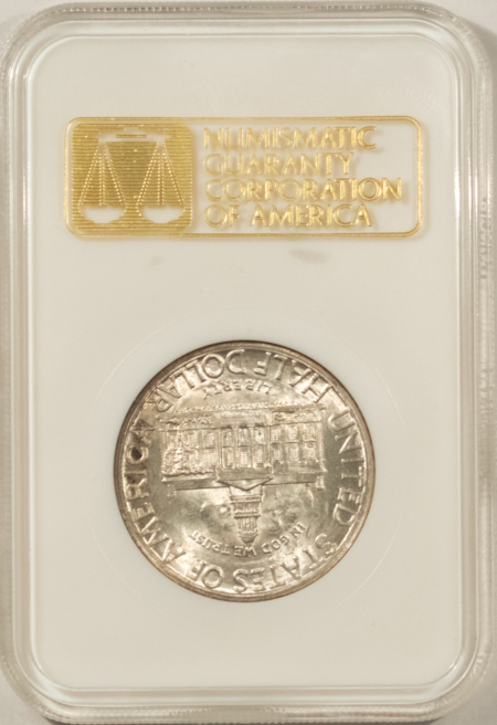 CAC Approved Coins 1946 IOWA COMMEMORATIVE HALF DOLLAR NGC MS-64 GOLD CAC PQ EMBOSSED FATTIE HOLDER