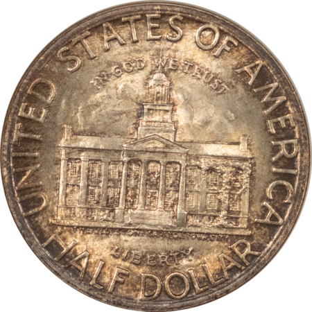 CAC Approved Coins 1946 IOWA COMMEMORATIVE HALF DOLLAR NGC MS-65 CAC, 67 QUALITY! PQ, FATTIE HOLDER