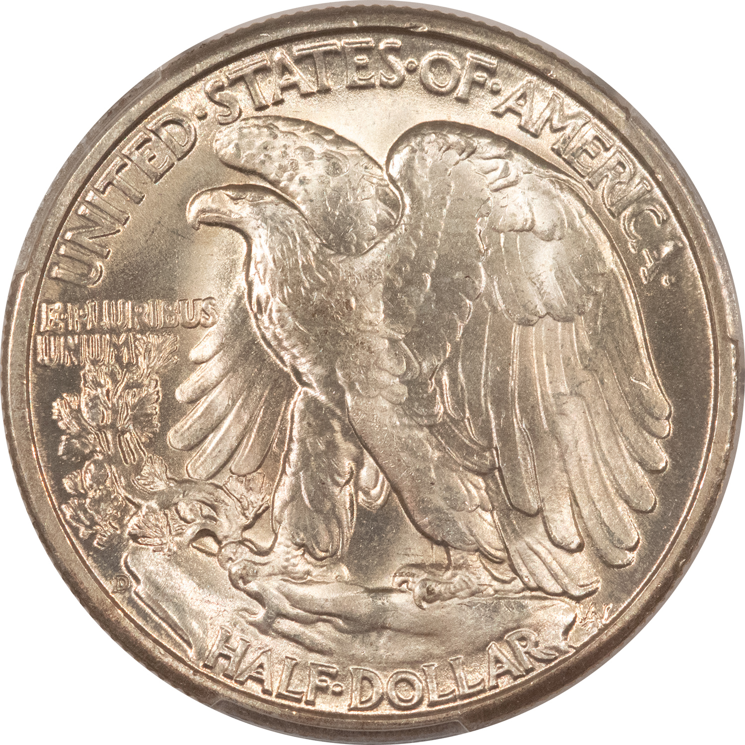 Half Dollars 1946-D WALKING LIBERTY HALF DOLLAR – PCGS MS-64 WHITE Half Dollars 1946-D WALKING LIBERTY HALF DOLLAR – PCGS MS-64 WHITE