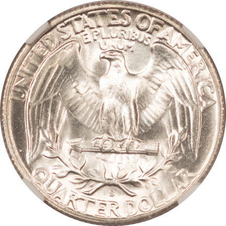 New Certified Coins 1946-S WASHINGTON QUARTER – NGC MS-66, WHITE!