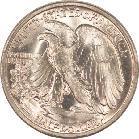 Half Dollars 1946-S WALKING LIBERTY HALF DOLLAR – PCGS MS-65, LOOKS 66+, PREMIUM QUALITY!