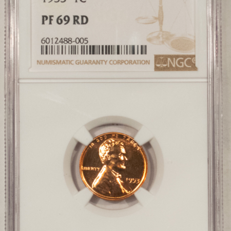 Lincoln Cents (Wheat) 1953 PROOF LINCOLN CENT – NGC PF-69 RD
