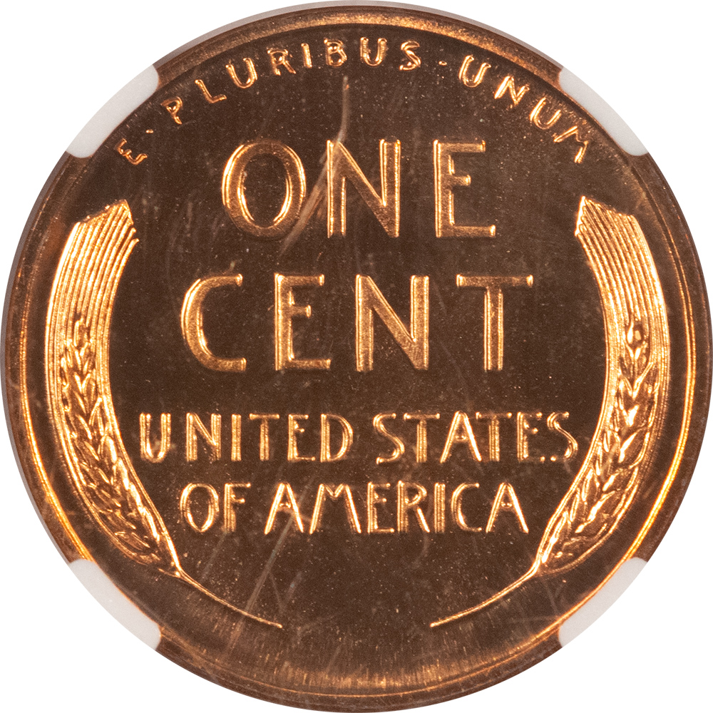 Lincoln Cents (Wheat) 1954 PROOF LINCOLN CENT – NGC PF-69 RD, VIRTUALLY PERFECT RED! Lincoln Cents (Wheat) 1954 PROOF LINCOLN CENT – NGC PF-69 RD, VIRTUALLY PERFECT RED!