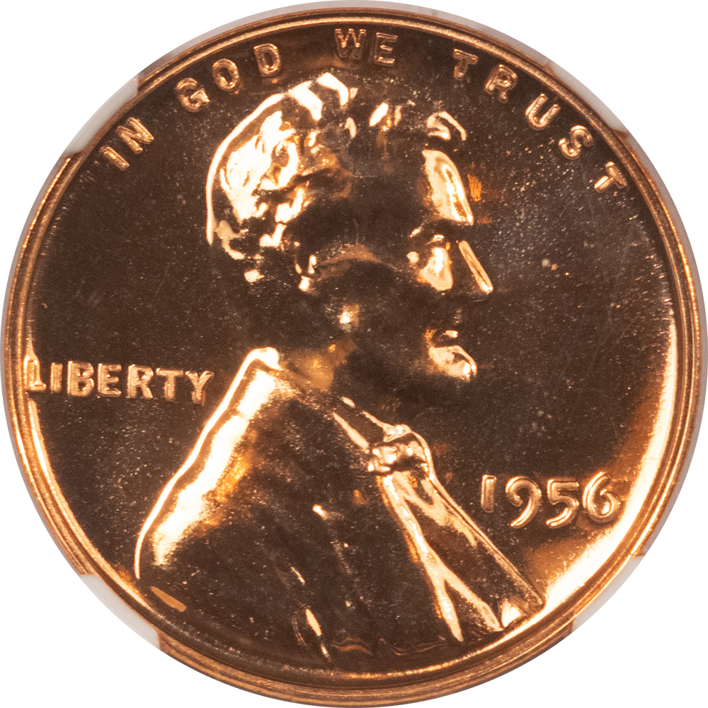 Lincoln Cents (Wheat) 1956 PROOF LINCOLN CENT – NGC PF-69 RD, VIRTUALLY PERFECT! Lincoln Cents (Wheat) 1956 PROOF LINCOLN CENT – NGC PF-69 RD, VIRTUALLY PERFECT!