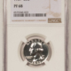New Certified Coins 1956 PROOF WASHINGTON SILVER QUARTER – NGC PF-68 WHITE W/ CAMEO REVERSE