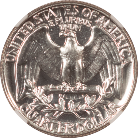 New Certified Coins 1958 PROOF WASHINGTON SILVER QUARTER – NGC PF-68 WHITE