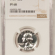New Certified Coins 1958 PROOF WASHINGTON SILVER QUARTER – NGC PF-68 WHITE