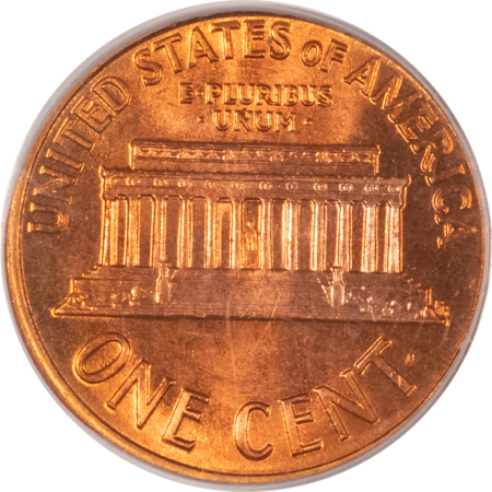 Lincoln Cents (Memorial) 1960-D LINCOLN CENT, LARGE DATE – PCGS MS-66 RD FLASHY & NICE!