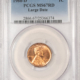 Lincoln Cents (Memorial) 1960-D LINCOLN CENT, LARGE DATE – PCGS MS-66 RD FLASHY & NICE!