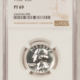 New Certified Coins 1961 PROOF WASHINGTON SILVER QUARTER – NGC PF-68 WHITE