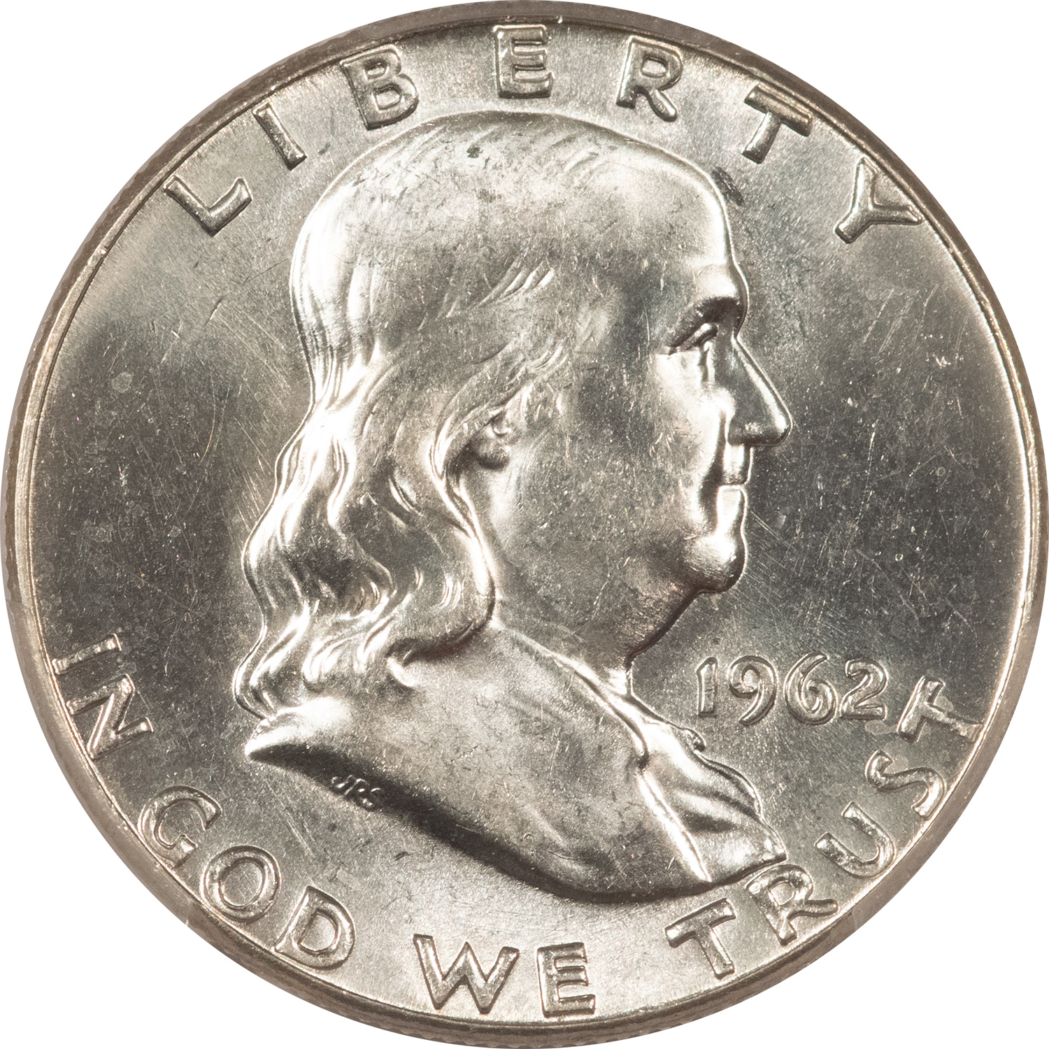 Franklin Halves 1962 FRANKLIN HALF DOLLAR – PCGS MS-62 FBL BLAST WHITE FULL BELL LINES! Franklin Halves 1962 FRANKLIN HALF DOLLAR – PCGS MS-62 FBL BLAST WHITE FULL BELL LINES!