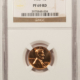 Lincoln Cents (Wheat) 1958-D LINCOLN CENT – NGC MS-67 RD, SUPERB GEM