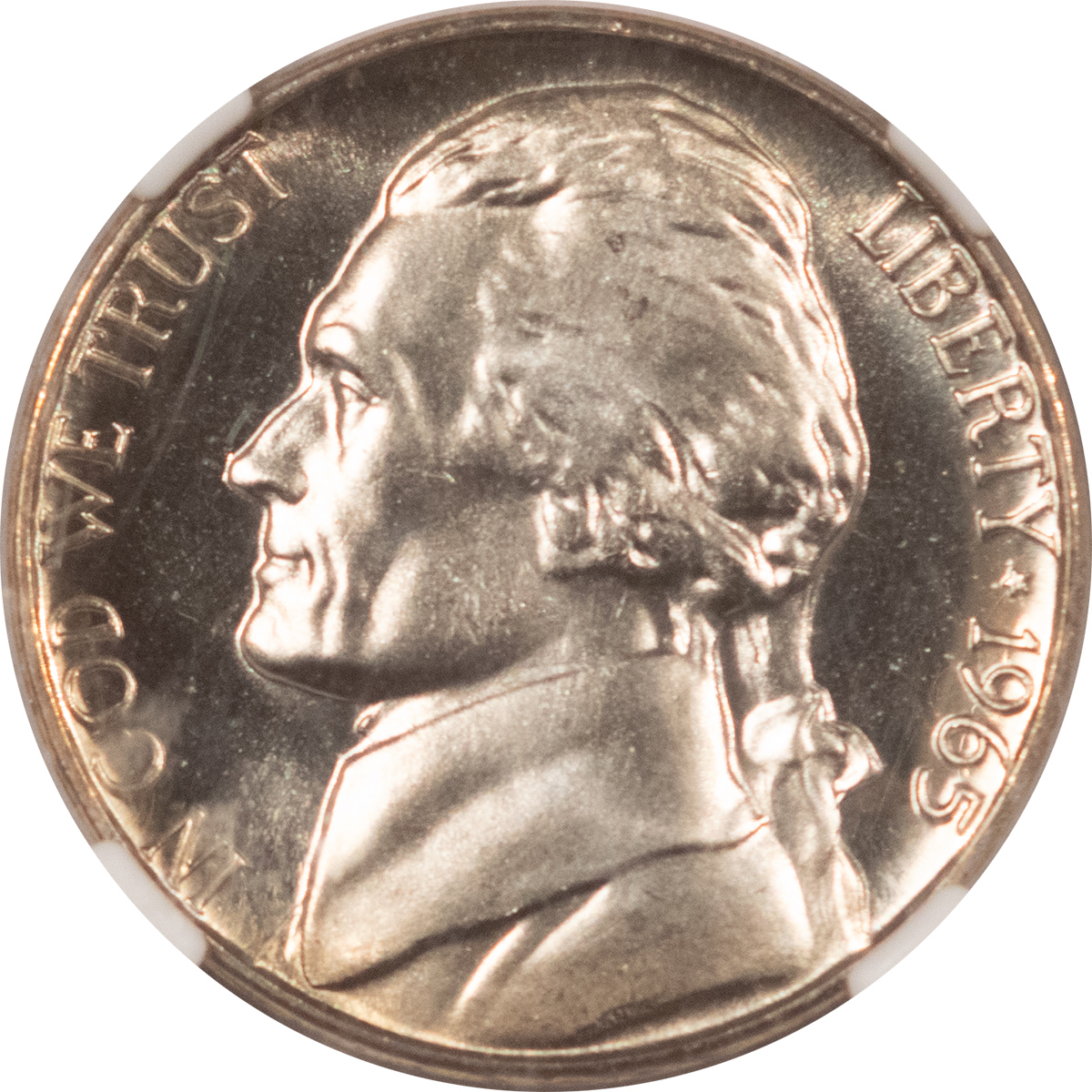 Jefferson Nickels 1965 SMS JEFFERSON NICKEL – NGC MS-67 CAMEO, TOUGHER SPECIAL MINT SET CAMEO! Jefferson Nickels 1965 SMS JEFFERSON NICKEL – NGC MS-67 CAMEO, TOUGHER SPECIAL MINT SET CAMEO!