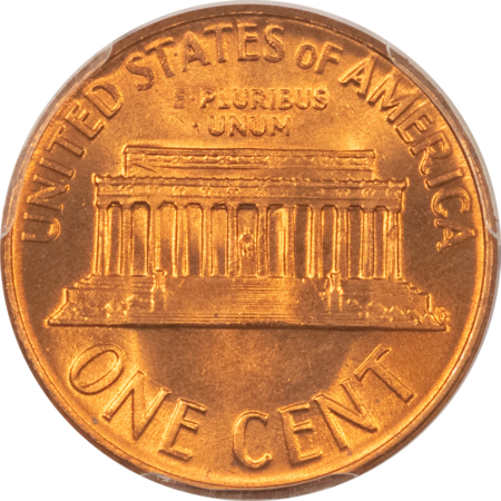 Lincoln Cents (Memorial) 1967 LINCOLN CENT – PCGS MS-66 RD