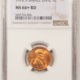 Lincoln Cents (Memorial) 1971-D LINCOLN CENT – PCGS MS-66 RD