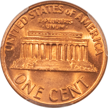 Lincoln Cents (Memorial) 1970-S LINCOLN CENT, LARGE DATE – PCGS MS-66 RD