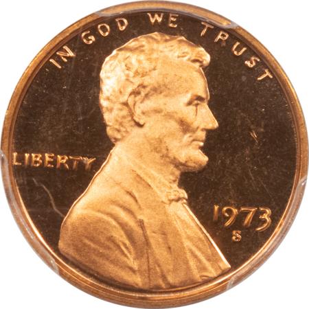 Lincoln Cents (Memorial) 1973-S PROOF LINCOLN CENT – PCGS PR-69 RD DCAM
