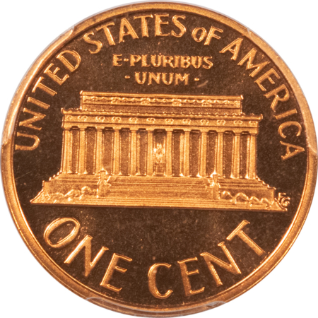 Lincoln Cents (Memorial) 1975-S PROOF LINCOLN CENT PCGS PR-69 RD DCAM