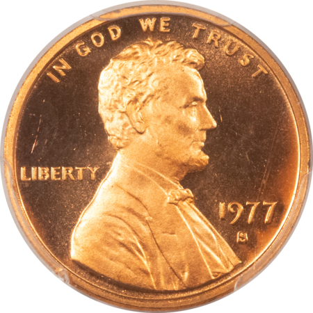 Lincoln Cents (Memorial) 1977-S PROOF LINCOLN CENT PCGS PR-69 RD DCAM