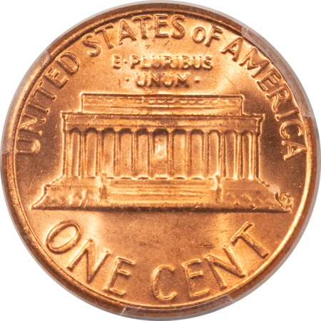 Lincoln Cents (Memorial) 1982 SMALL DATE BRONZE LINCOLN CENT – PCGS MS-66 RD