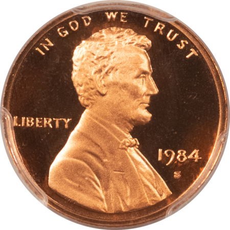 Lincoln Cents (Memorial) 1984-S PROOF LINCOLN CENT – PCGS PR-70 RD DCAM, TOUGH & PERFECT!