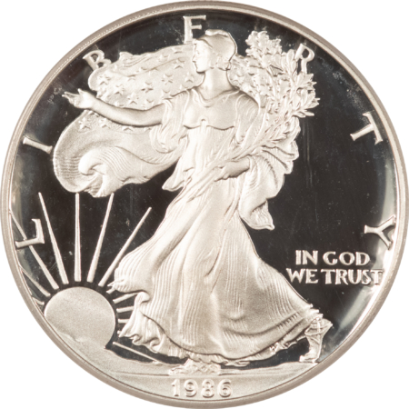 American Silver Eagles 1986-S $1 SILVER EAGLE, PCGS PR-70 DCAM, PLEASE READ DESCRIPTION!