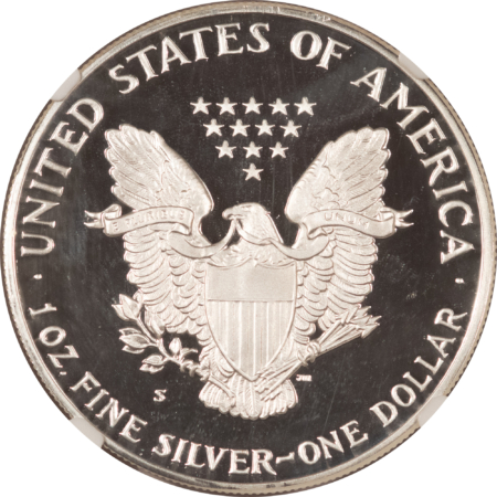 American Silver Eagles 1987-S $1 SILVER EAGLE, NGC PF-69 ULTRA CAMEO, RONALD REAGAN LIBERTY COIN ACT!