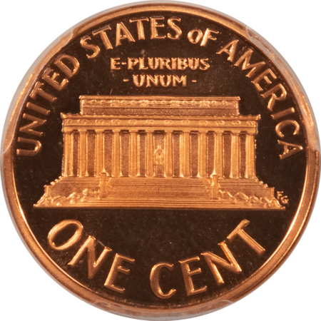 Lincoln Cents (Memorial) 1989-S PROOF LINCOLN CENT – PCGS PR-70 RD DCAM