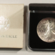 American Silver Eagles 1994 $1 1 OZ AMERICAN SILVER EAGLE .999 SILVER GEM BRILLIANT UNC IN US MINT BOX! American Silver Eagles 1994 $1 1 OZ AMERICAN SILVER EAGLE .999 SILVER GEM BRILLIANT UNC IN US MINT BOX!