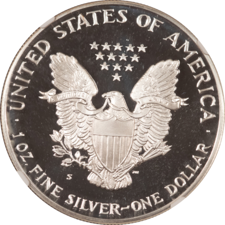 American Silver Eagles 1990-S $1 SILVER EAGLE, NGC PF 69 ULTRA CAMEO!