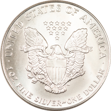 American Silver Eagles 1993 $1 AMERICAN SILVER EAGLE, 1 OZ .999 – GEM UNCIRCULATED!