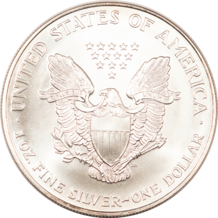 American Silver Eagles 1997 $1 AMERICAN SILVER EAGLE, 1 OZ .999 – GEM UNCIRCULATED!