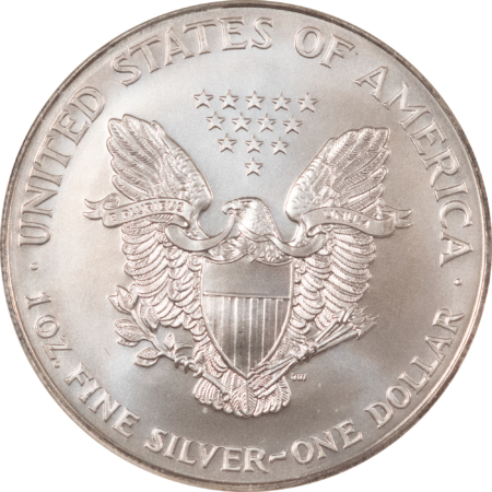 American Silver Eagles 1997 $1 AMERICAN SILVER EAGLE, 1 OZ .999 – NGC MS-69