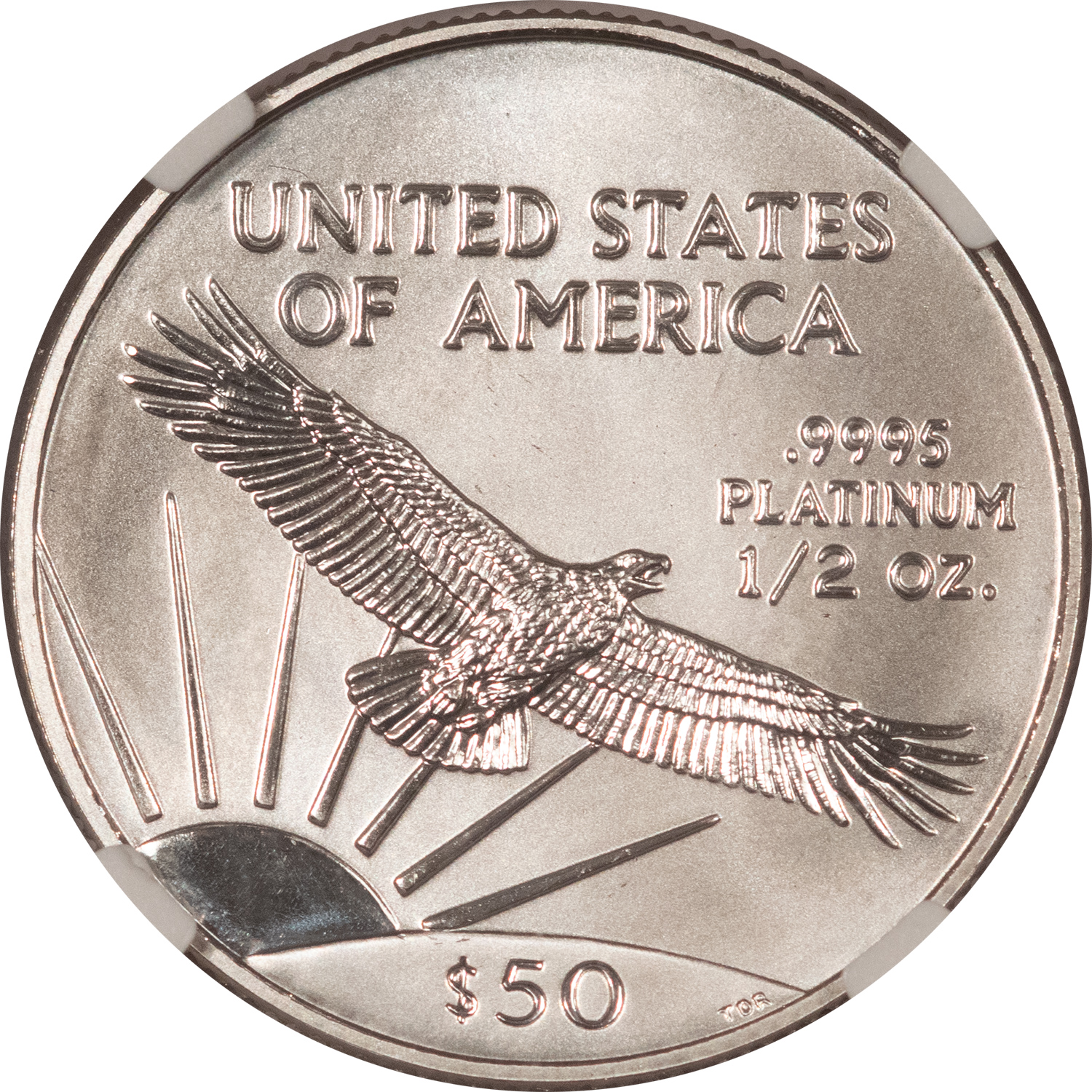 American Platinum Eagles 1997 $50 1/2 OZ AMERICAN PLATINUM EAGLE NGC MS-70 PERFECT FIRST-YEAR COIN, TOUGH American Platinum Eagles 1997 $50 1/2 OZ AMERICAN PLATINUM EAGLE NGC MS-70 PERFECT FIRST-YEAR COIN, TOUGH