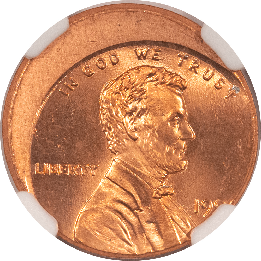 Lincoln Cents (Wheat) 199X LINCOLN CENT – NGC MINT ERROR MS-66 RD, STRUCK 15% OFF CENTER! Lincoln Cents (Wheat) 199X LINCOLN CENT – NGC MINT ERROR MS-66 RD, STRUCK 15% OFF CENTER!