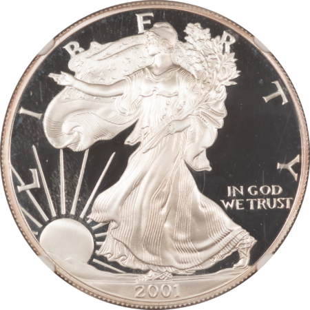 American Silver Eagles 2001-W $1 SILVER EAGLE, NGC PF-69 ULTRA CAMEO