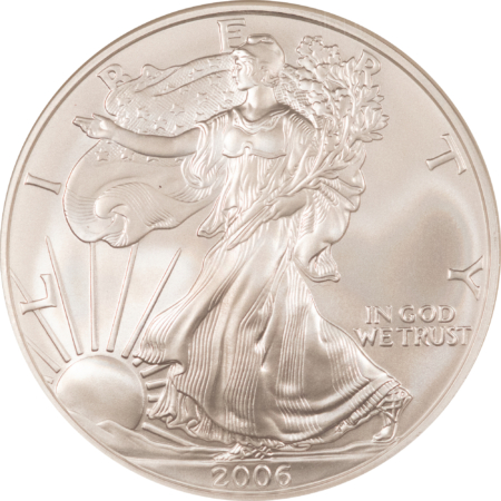 American Silver Eagles 2006-W $1 AMERICAN SILVER EAGLE, 1 OZ .999 – NGC MS-69, EARLY RELEASES!