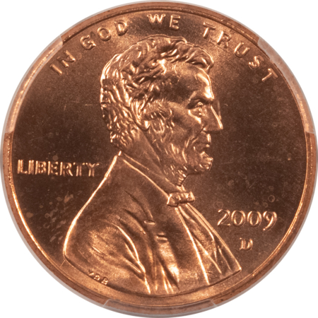 Lincoln Cents (Memorial) 2009-D LINCOLN CENT, PRESIDENCY – PCGS MS-66 RD