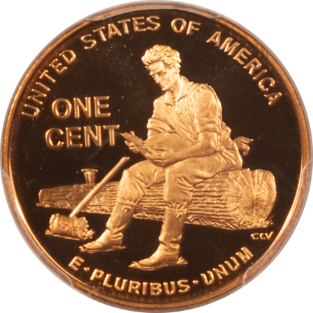 Lincoln Cents (Memorial) 2009-S PROOF LINCOLN CENT, FORMATIVE YEARS – PCGS PR-70 RD DCAM