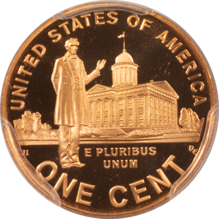 Lincoln Cents (Memorial) 2009-S PROOF LINCOLN CENT, PROFESSIONAL – PCGS PR-70 RD DCAM