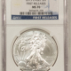 American Silver Eagles 2011 $1 AMERICAN SILVER EAGLE, 1 OZ .999 – NGC MS-70, EARLY RELEASES! 25TH ANNIV