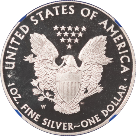 American Silver Eagles 2013-W $1 PROOF AMERICAN SILVER EAGLE, 1 OZ – NGC PF-69 ULTRA CAMEO
