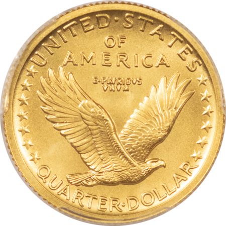 Bullion 2016-W 1/4 OZ STANDING LIBERTY 25C GOLD CENTENNIAL – PCGS SP-70 1ST DAY MERCANTI
