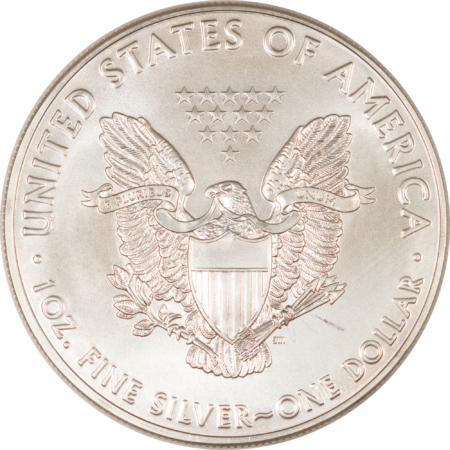 American Silver Eagles 2017 $1 1 OZ .999 FINE AMERICAN SILVER EAGLE, PRETTY TONED UNC IN MINT BOX